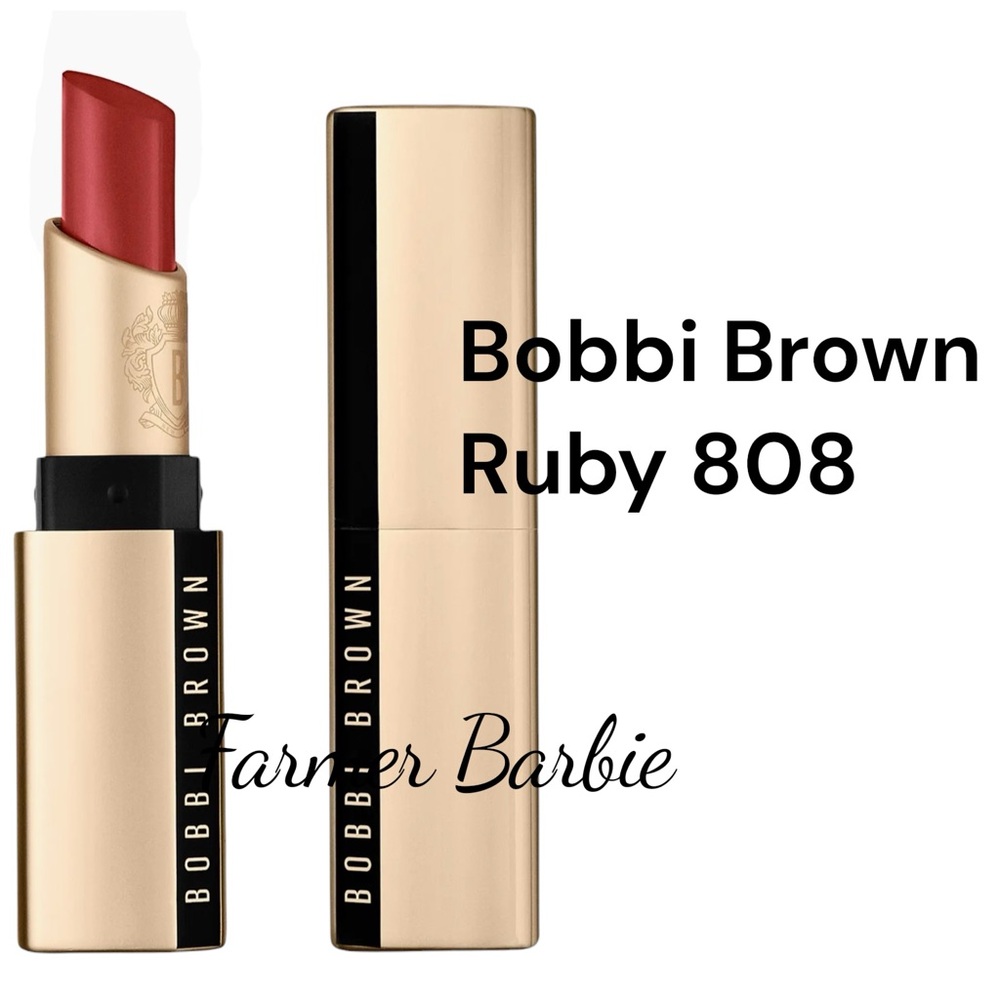 Bobbi Brown Luxe Matte Lipstick ~ Color: RUBY 808 ~ 0.12oz/3.5G